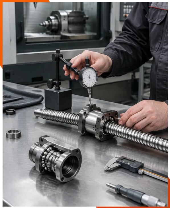 Ремонт ШВП промышленных станков и ЧПУ в Кургане